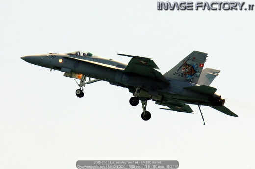 2005-07-15 Lugano Airshow 174 - FA-18C Hornet
